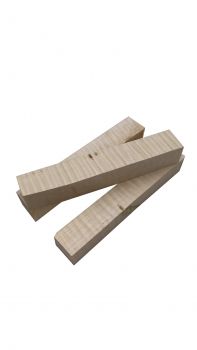 Kulirohling Ahorn geriegelt AAA, 140x20x20mm